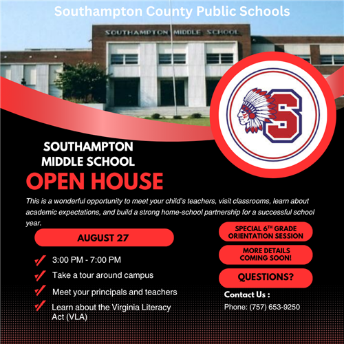  25-26 SMS Open House Flyer